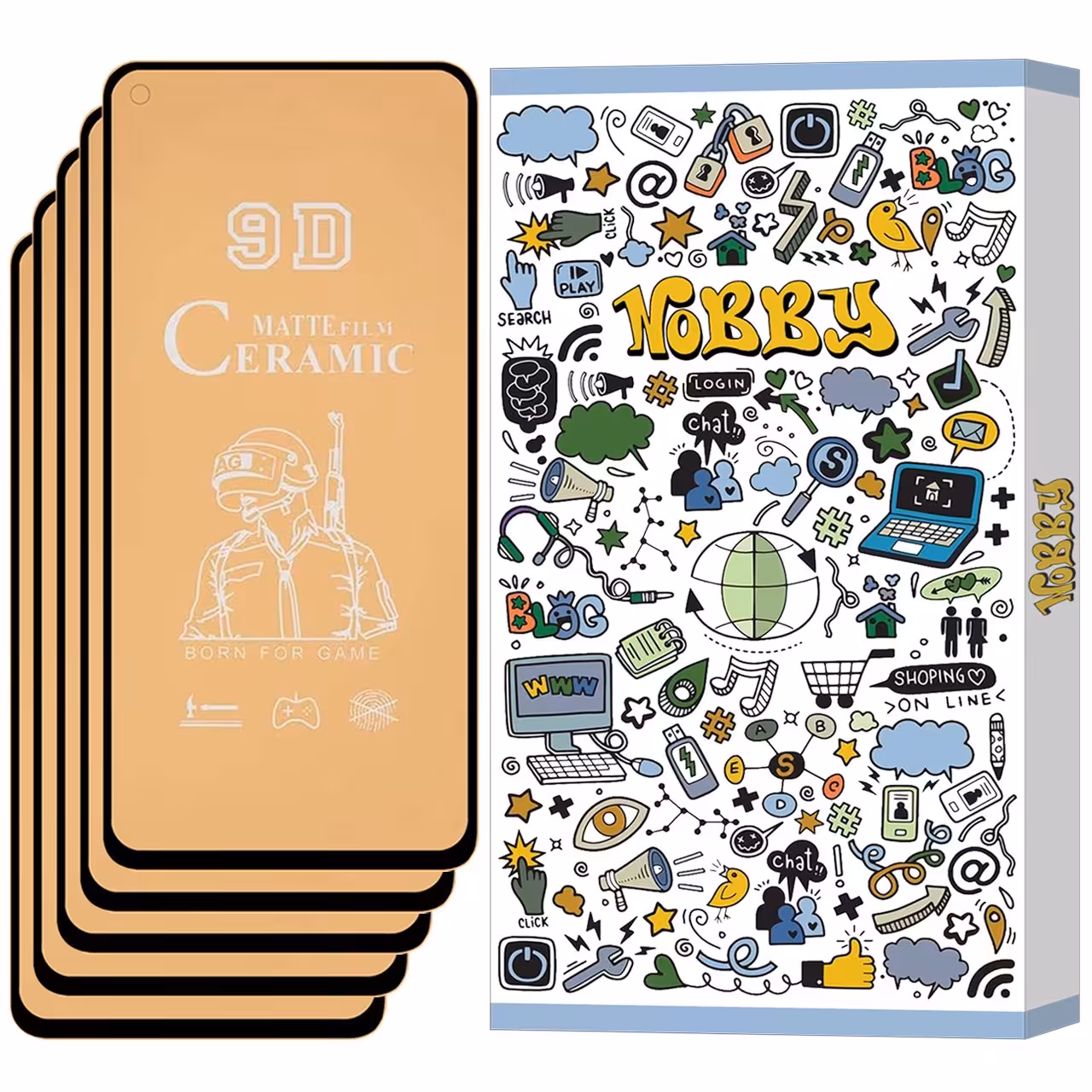 گلس سرامیکی مات مناسب برای گوشی موبایل شیائومی  11 Lite 5G NE  پک 5 عددی