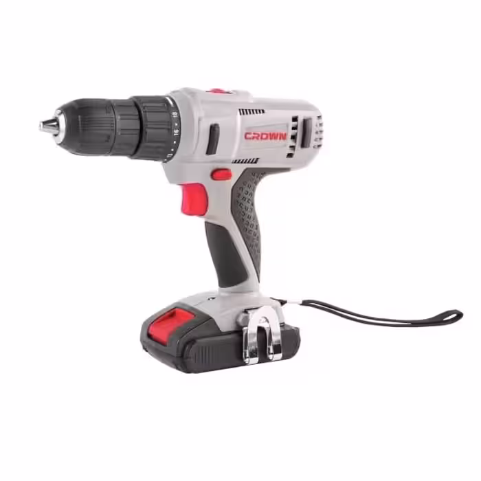 دریل و پیچ گوشتی شارژی 13 میلیمتر 18 ولت کرون مدل CT21056