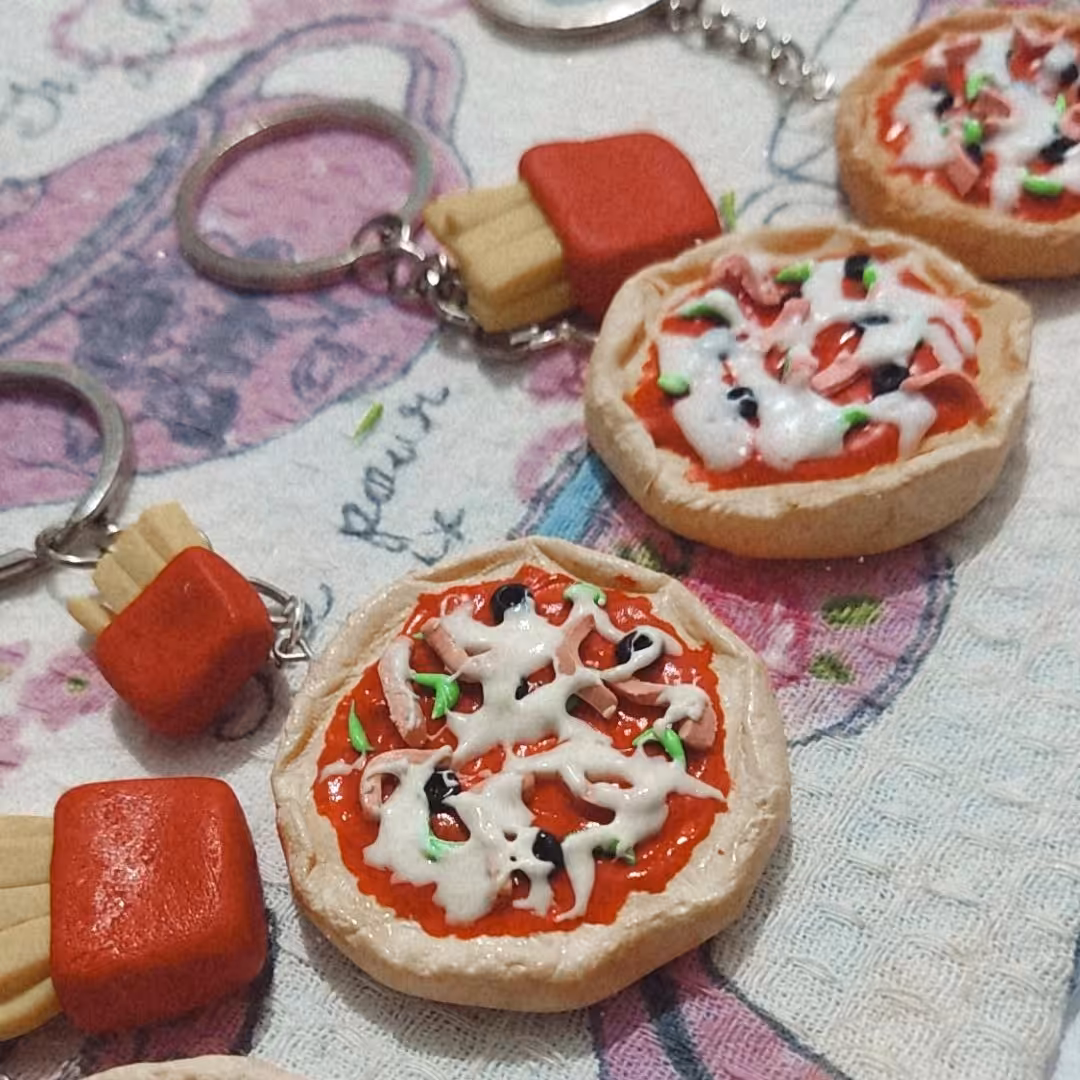 جاکلیدی پیتزا و سیب ضد آب و نشکن و سبک