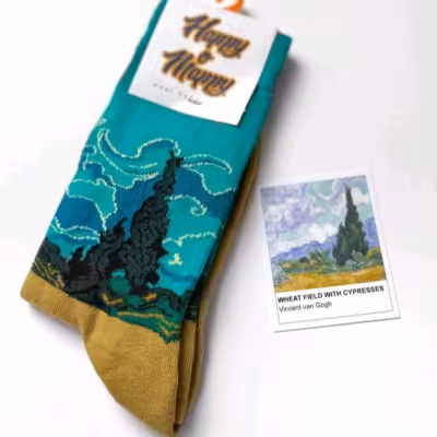 جوراب مزرعه ونگوگ کالکشن Art پنبه فری سایز