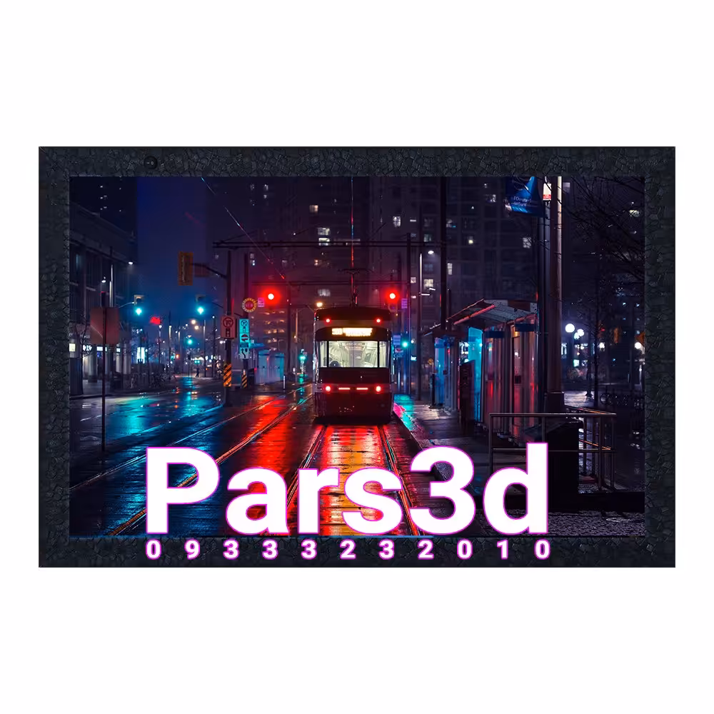 تابلو شب خواب نوری بک لایت سه بعدی ترن شبانه