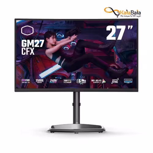 خرید و قیمت مانیتور Cooler Master GM27-CFX: مشخصات مانیتور گیمینگ کولرمستر