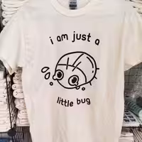 تیشرت سفید اسپان طرح کفشدوزک