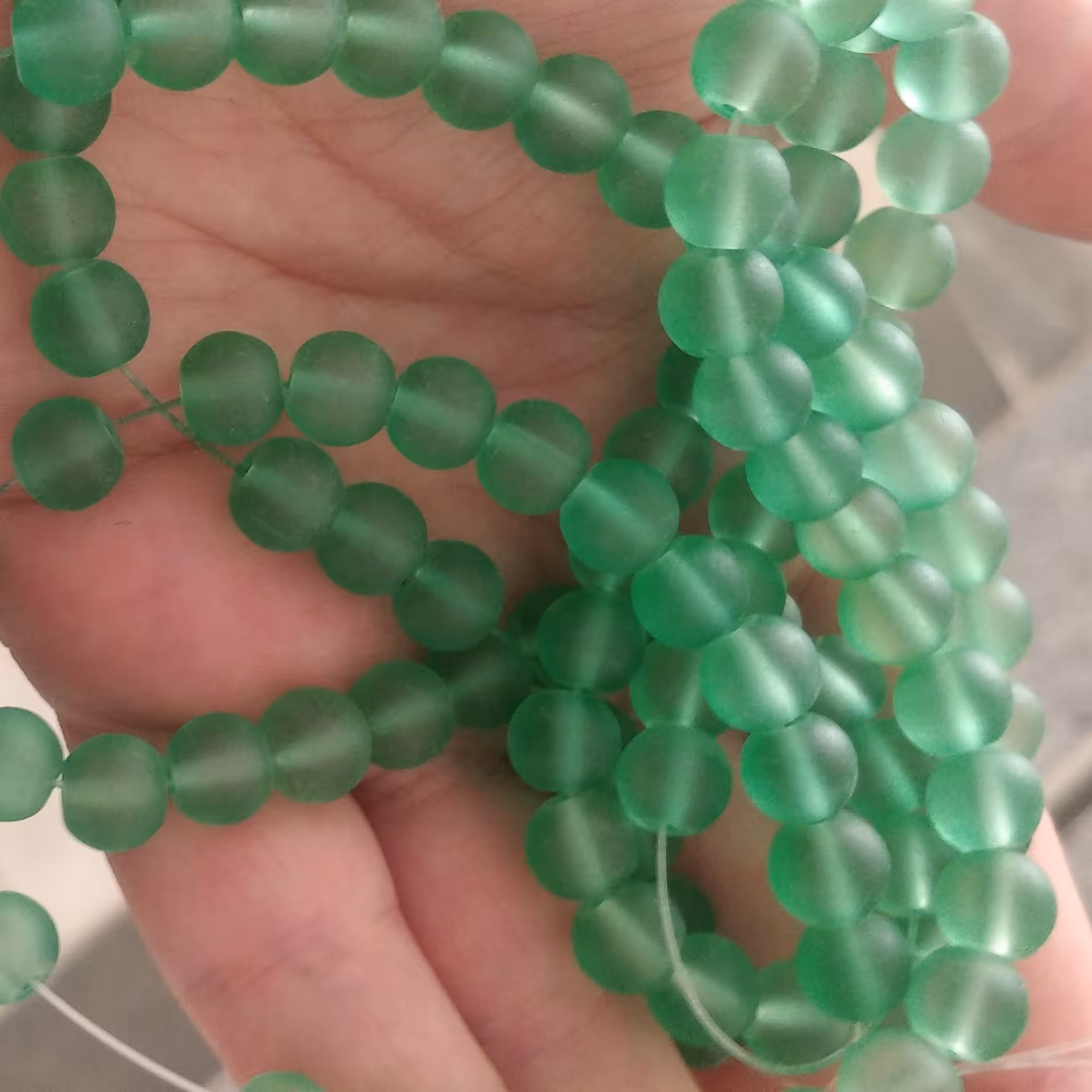 مهره آبنباتی سبز 1بند