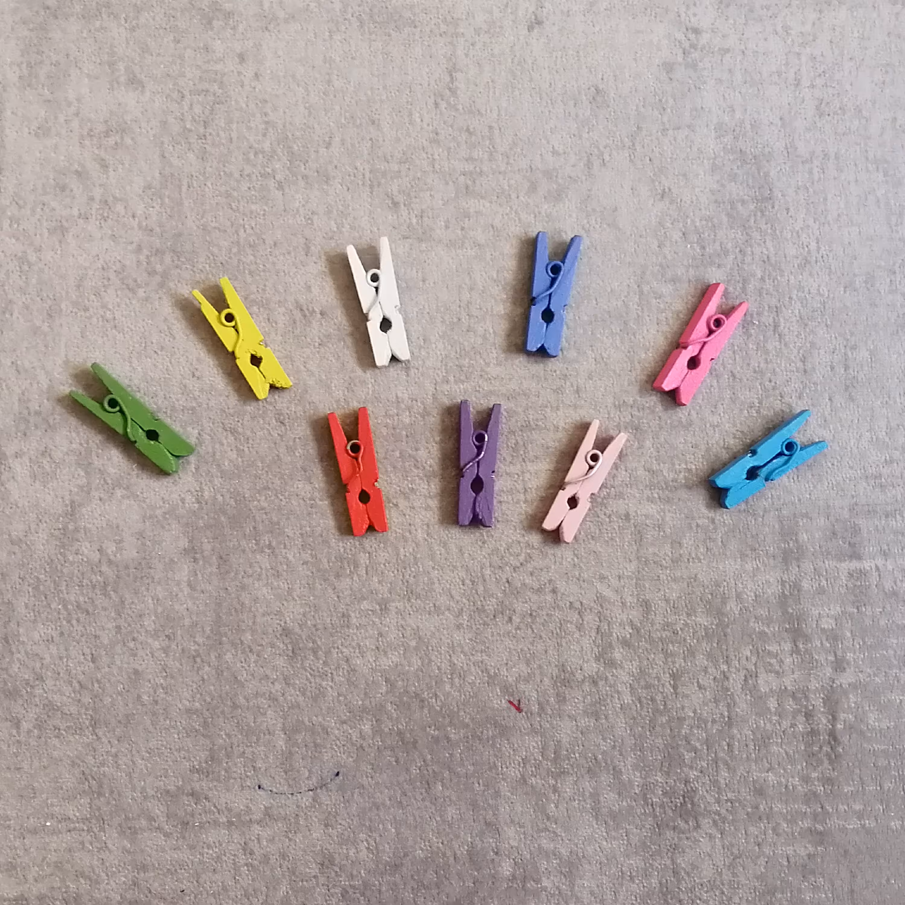 گیره نگهدارنده کاغذ چوبی بسته ده عددی