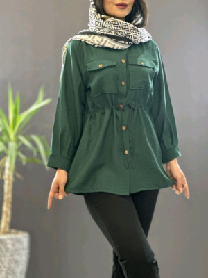 مانتو اسپرت زنانه نخی بابوس درجه یک مدل ستوده