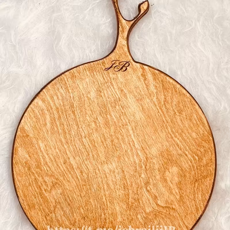 تخته سرو گرد برگ چوبی 