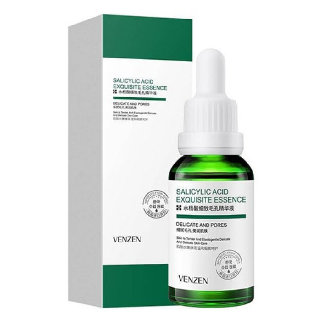 سرم ضد جوش چای سبز سالیسیلیک اسید ونزن حجم 30 میل کاهش منافذ باز پوست