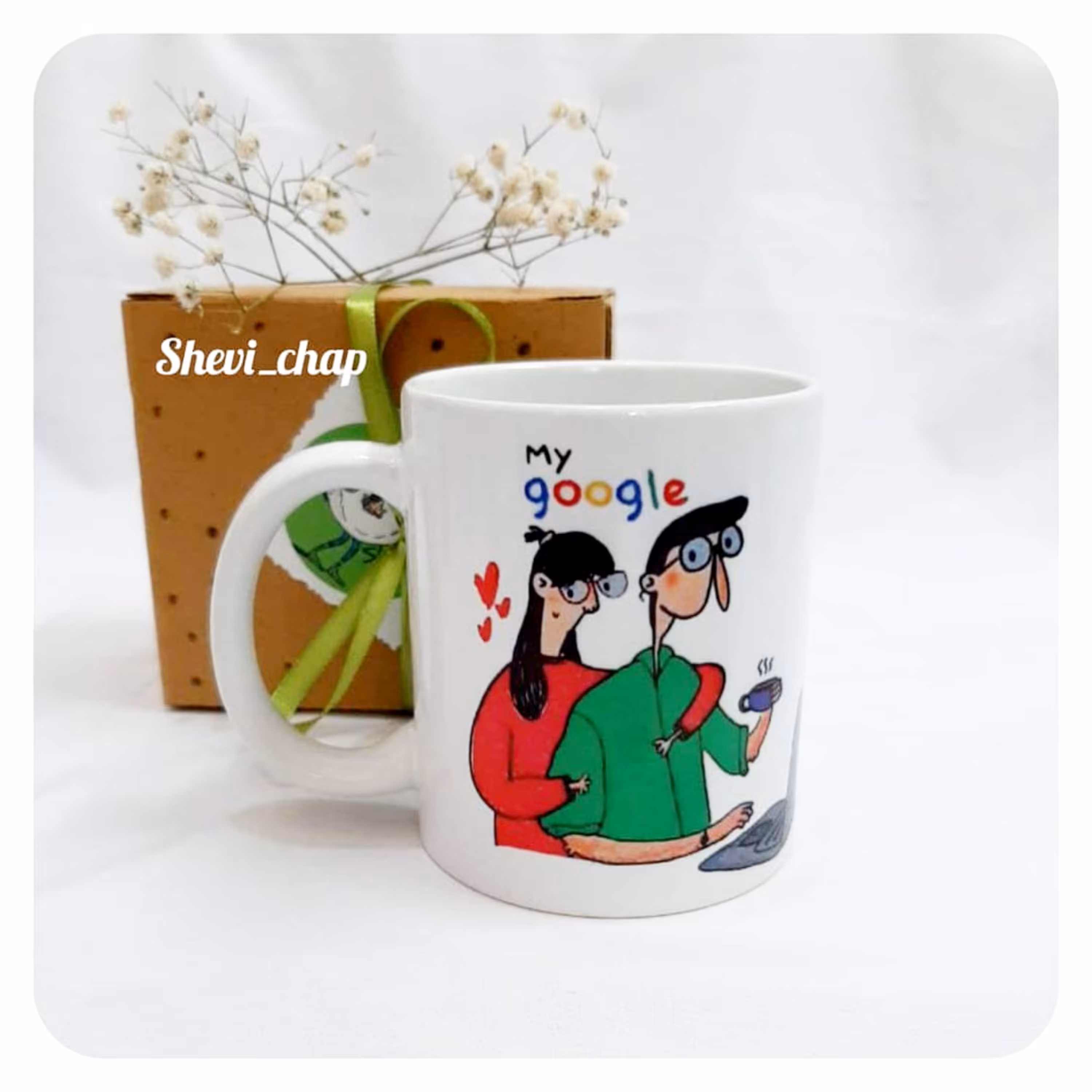 ماگ ساده سفید مهندس کامپیوتر همراه با متن دهنی