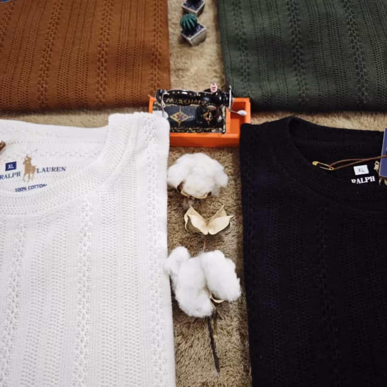 تیشرت حصیری پولو ترک پنبه