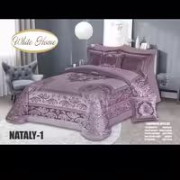 روتختی مخمل پنلی ترک درجه یک برند وایت هوم پوست پیازی مایل به بنفش