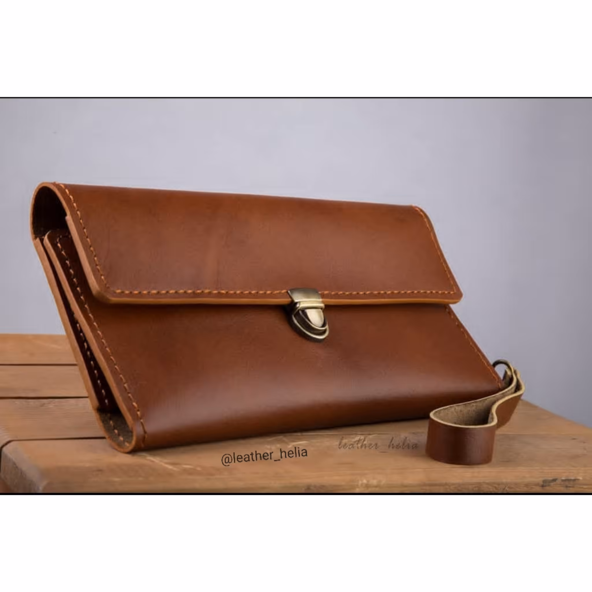 کیف دستی مردانه چرم طبیعی دستدوز 