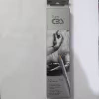 مداد طراحی سی بی اس با درجه سختی 5b بسته 12 عددی 