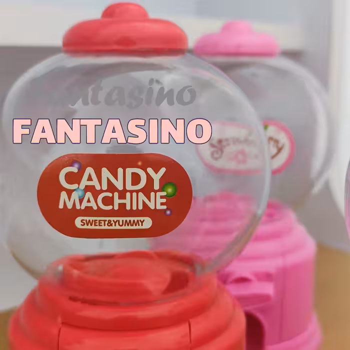 لوازم تحریر فانتزی . ماشین آبنباتی جذاب قابل جداسازی و شستشو . ماشین  آب نباتی