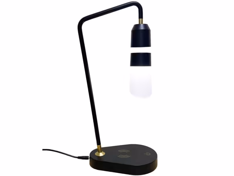 چراغ مطالعه شناور و شارژر وایرلس مگی Megi Smart Magnetic Levitating Lamp Pro