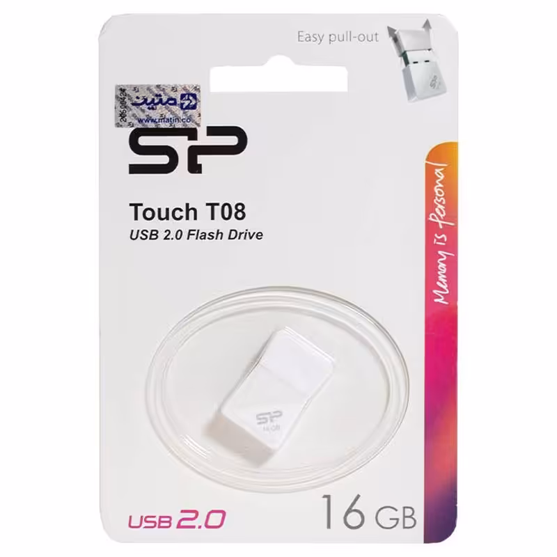 فلش 16 گیگ سیلیکون پاور Silicon Power T08 TOUCH