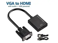 کابل و تبدیل VGA به HDMI صدا دار