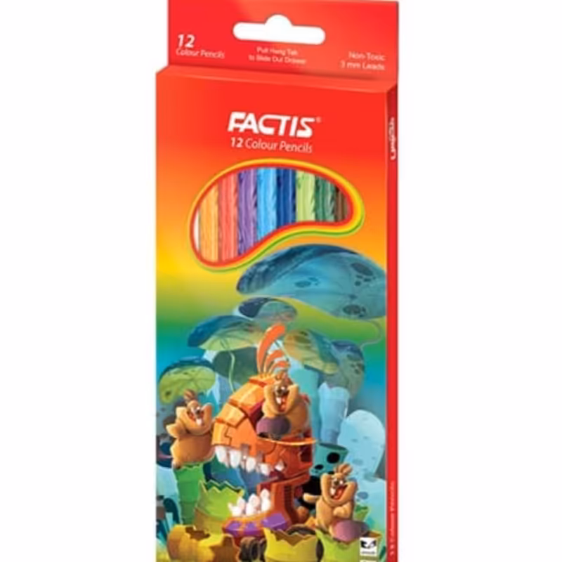 مدادرنگ فکتیس 12رنگ