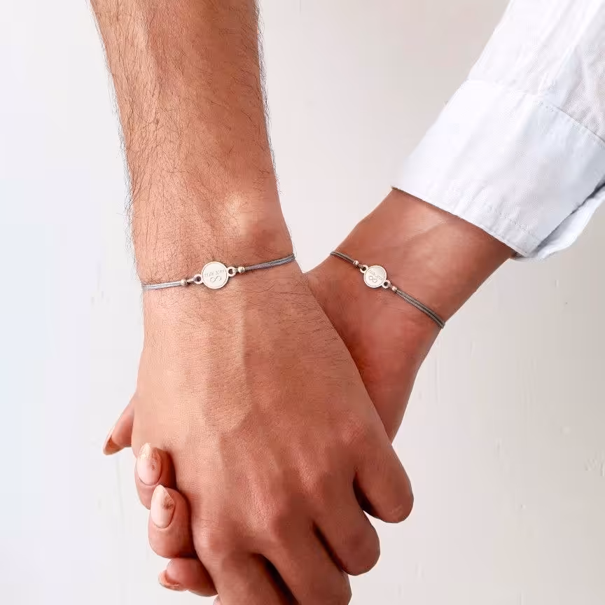 دستبند ست با حک دلخواه 