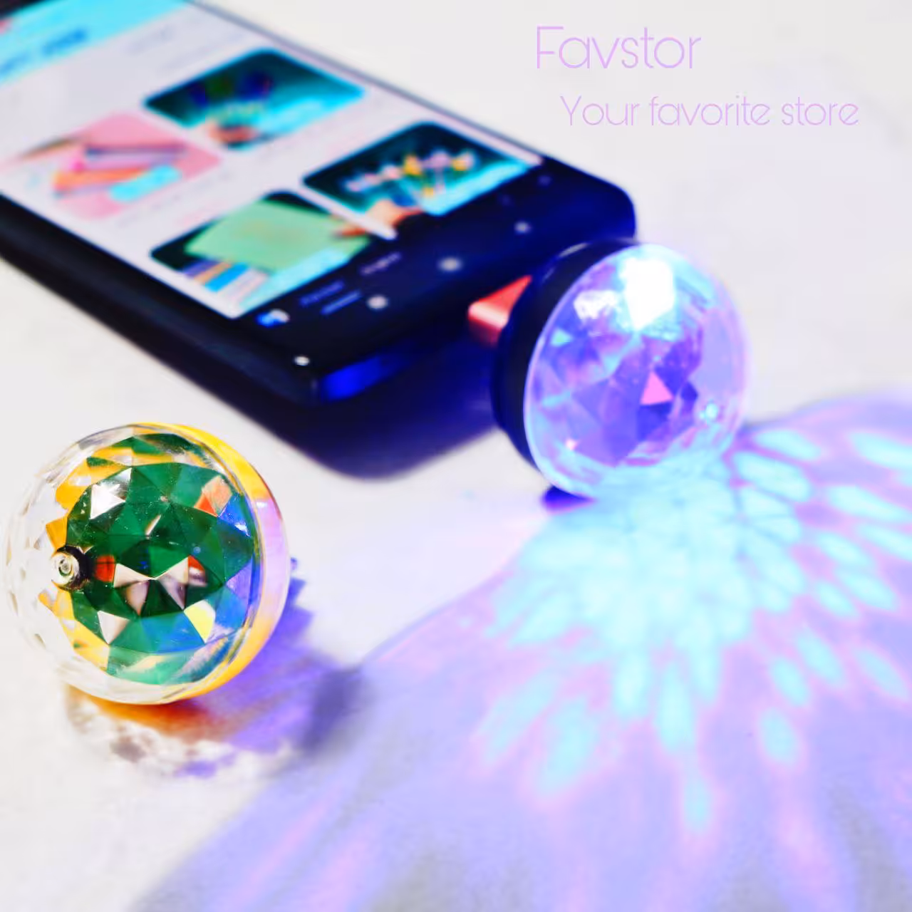 مینی چراغ رقص نوردار LED