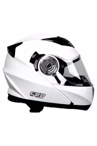 کلاه کاسکت موتورسیکلت سفید موتور Crn 925 E Ce 2206 ایمنی سیکلت باز وایت ایکس اسپید Xspeed