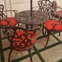 سرویس ویلایی باغی مدالیوم دسته دار4نفره ارسال به روش پس کرایه 