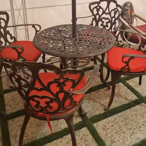 سرویس ویلایی باغی مدالیوم دسته دار4نفره ارسال به روش پس کرایه 