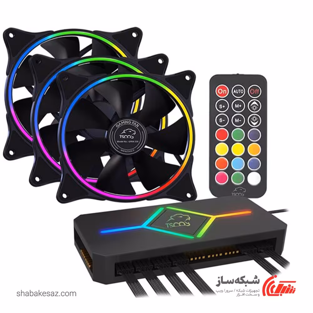 قیمت و خرید فن کیس گیمینگ تسکو TSCO Gfan 330 - شبکه ساز