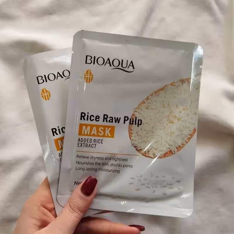ماسک ورقه ای صورت برنج بیوآکوا
