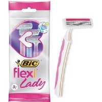 خود تراش سه تیغ بیک مدل Flexi lady بسته سه عددی
