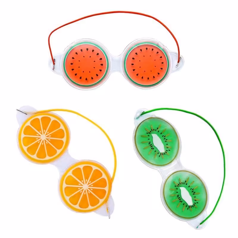 کمپرس ماسک یخی چشم میوه ای
