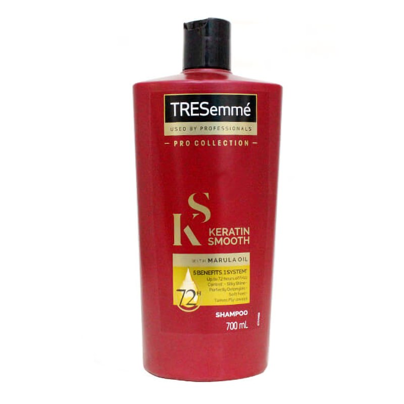 شامپو ترزمه مدل Keratin Smooth قرمز 700 میلی گرمی