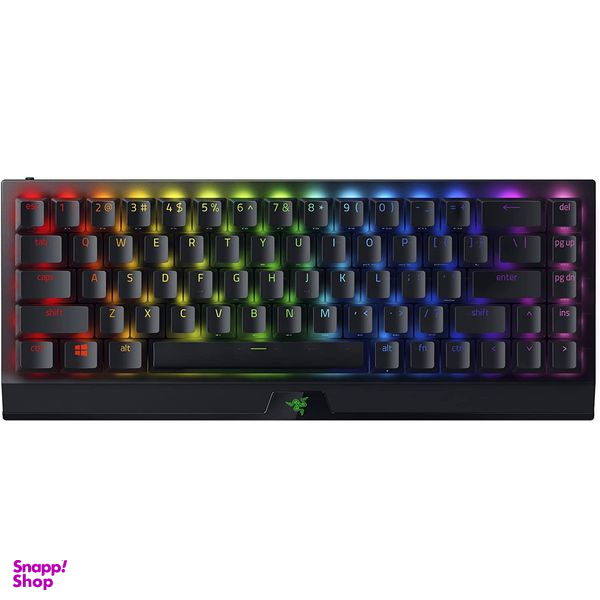 کیبورد مخصوص بازی بی سیم ریزر مدل Blackwidow V3 mini Hyperspeed Green Switches