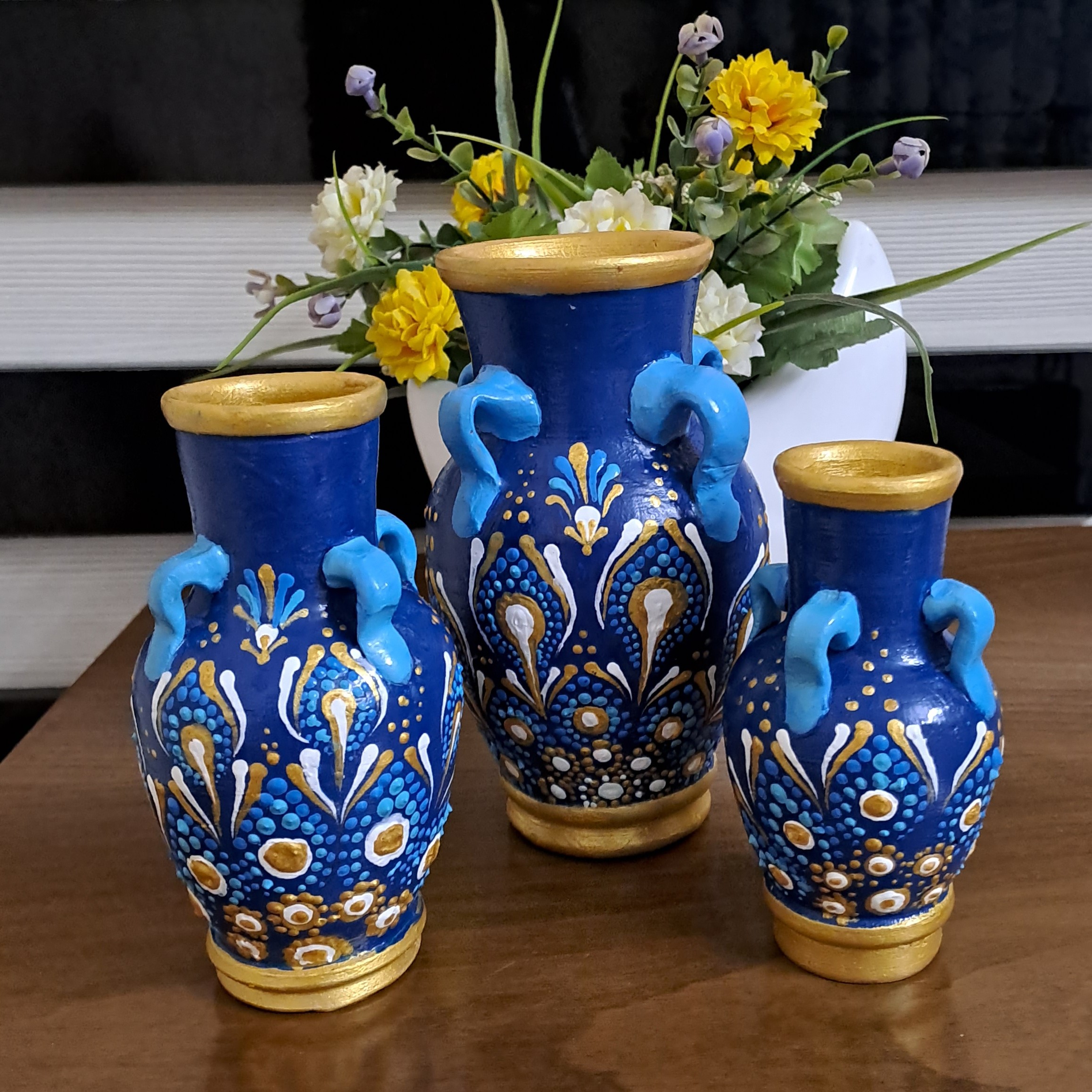 کوزه سفالی چهار دسته