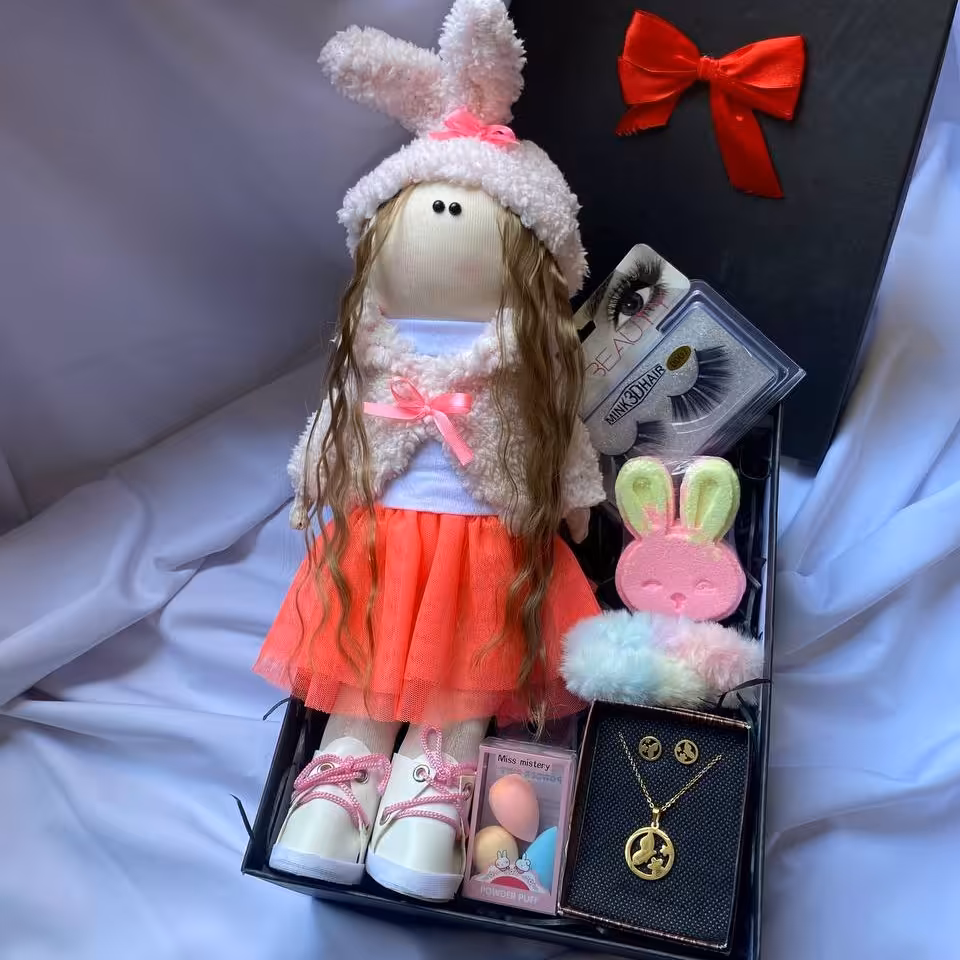 باکس کادو دخترانه،هدیه تولد،عروسک روسی 