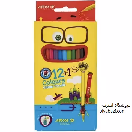 مداد رنگی آریا مدل 1388 – 13 رنگ