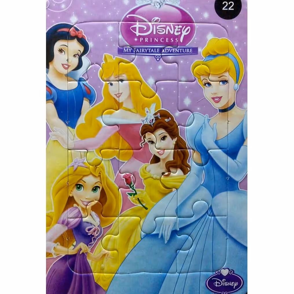 جورچین سیندرلا - پازل فانتزی 12 تکه رقعی - پشت رنگ آمیزی- شماره 22