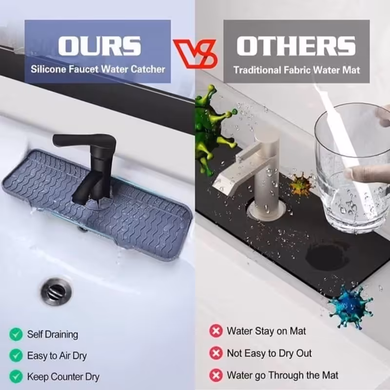 آبگیر دور شیر سیلیکونی