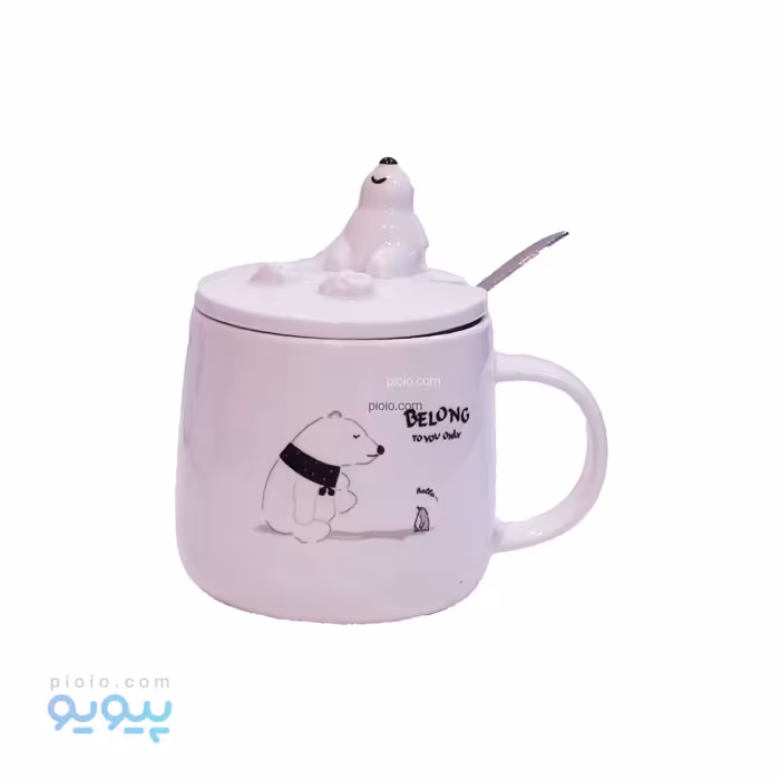 ماگ سرامیکی طرح خرس قطبی