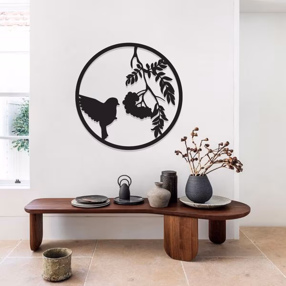 استیکر و پوستر  طرح پرنده  کد 303 سایز 30 در 30 به قیمت 140 هزار تومان