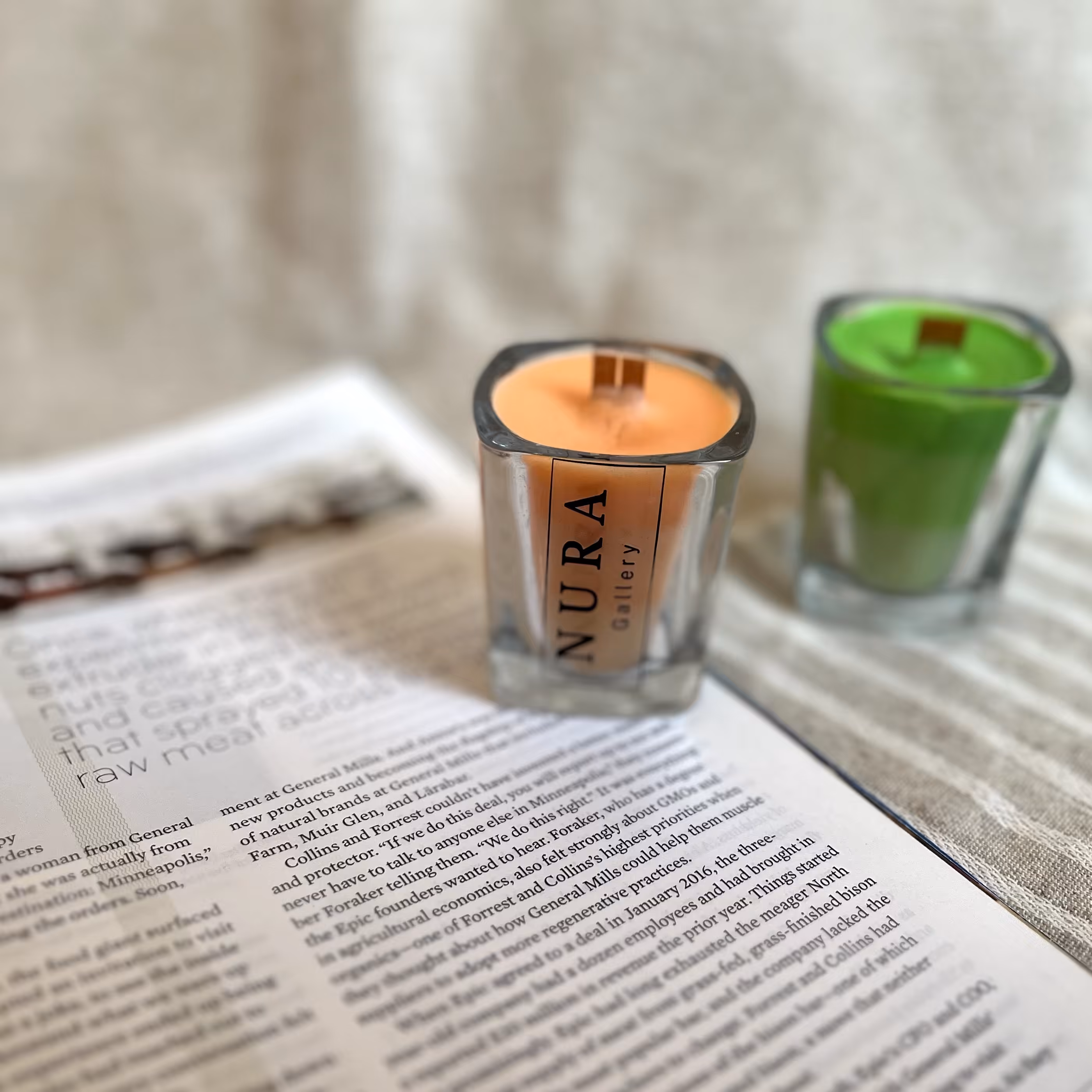 شمع معطر لاوندر دست ساز