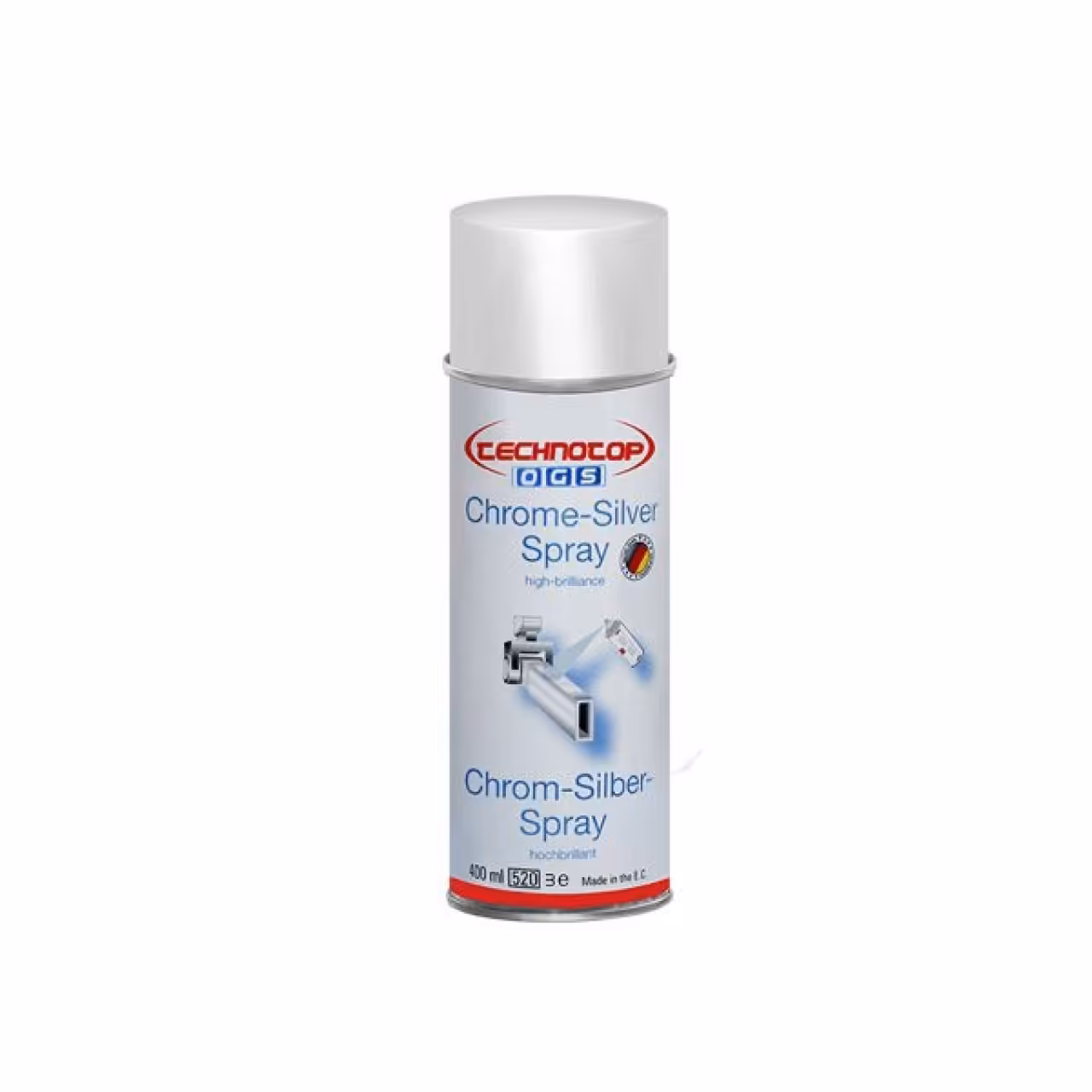 اسپری کروم - نقره آلمانی Chrom Silver Spray حجم 400 میل