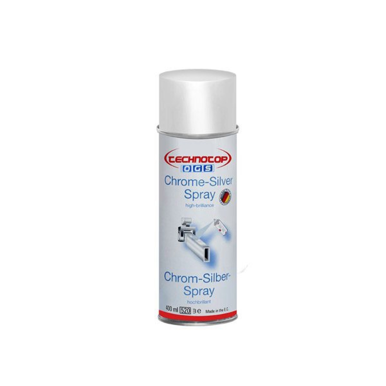 اسپری کروم - نقره آلمانی Chrom Silver Spray حجم 400 میل