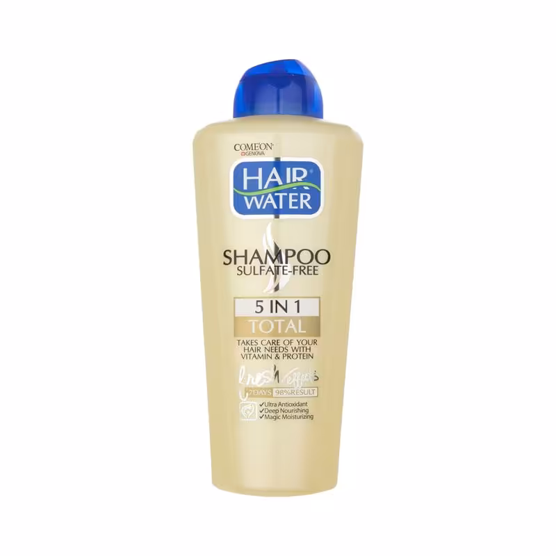 شامپو بدون سولفات هیر واتر 5 در 1 کامل کامان
