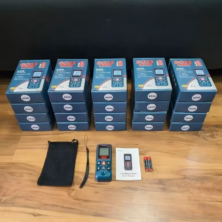 متر لیزری 40 متری ضد آب باس مدل B40