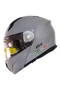 کلاه کاسکت موتورسیکلت صورتی 966 V2 JAW OPEN NARDO GREY HELMET MTS