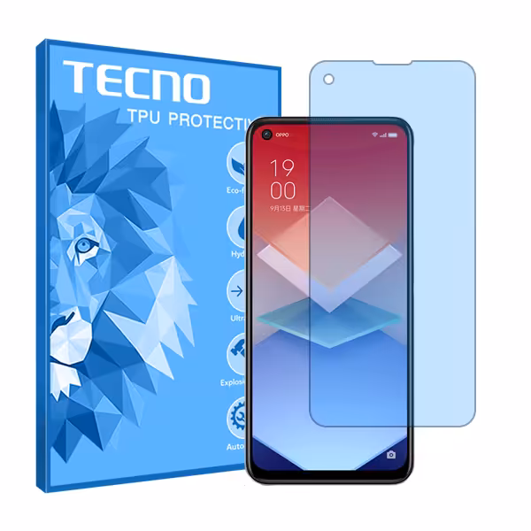 گلس اوپو K10x مدل هیدروژلی آنتی بلو برند تکنو کد S