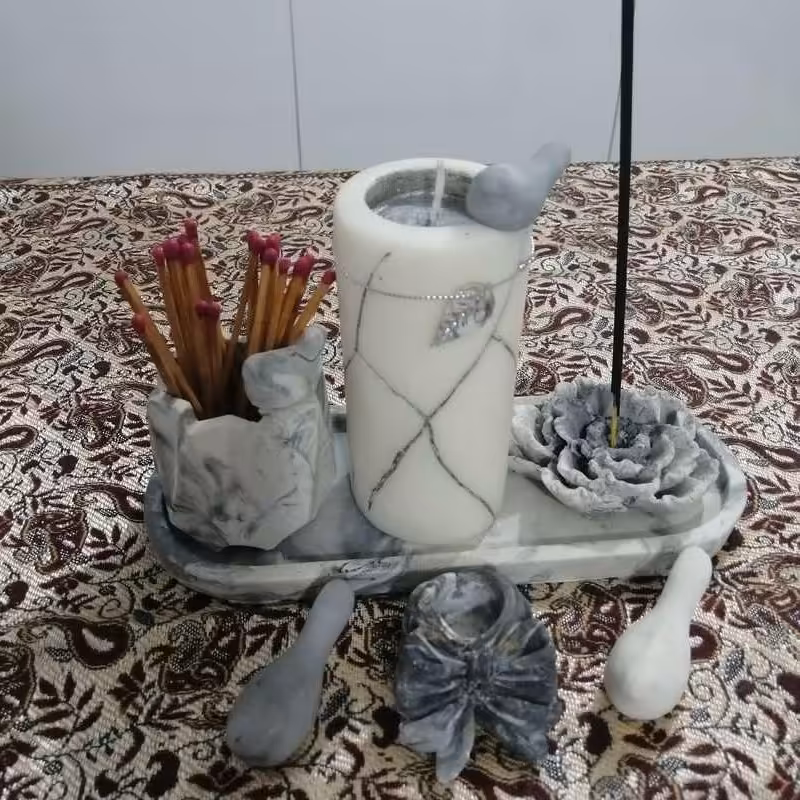 ست شمع و اکسسوری منزل