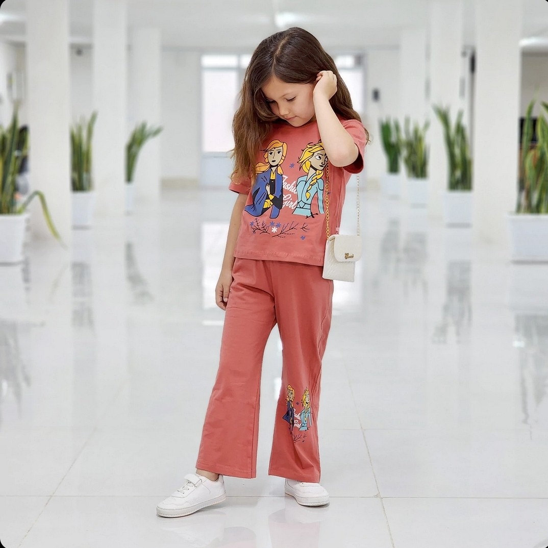 کراپ شلوار السا و آنا دخترونه 4 رنگ خوشگل سایز 45 و 50