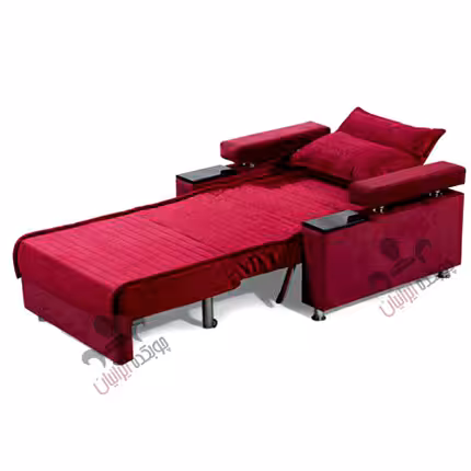 مبل کاناپه تختخواب شو فلزی کلاسیک مدل لاریکس